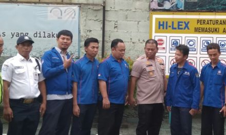 Kapolsek Neglasari Sambangi Pengurus Serikat Pekerja PT. Hilex Indonesia