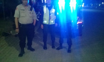 Samapta Polsek  Neglasari Patroli Biru kunjungi Security Aeropolis