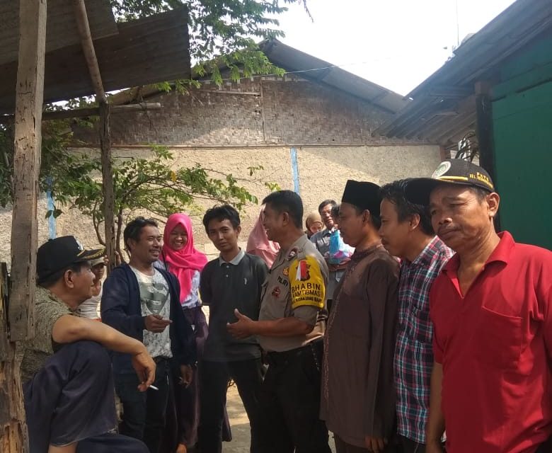 Bintibmas, Binmas Kelurahan Kedaung Baru sambangi Warga di Wilayah Binaan