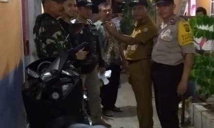 Tertibkan Para Pendatang, Unsur 3 Pilar Selapajang Jaya Gelar Oprasi Yustisi