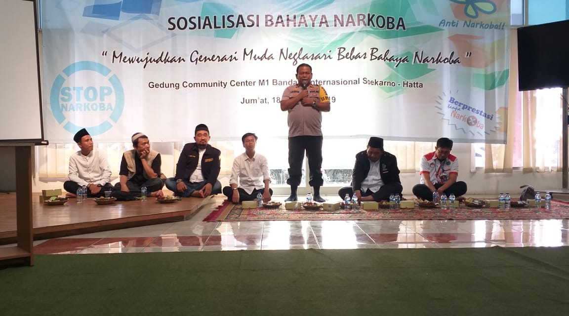 Kapolsek Neglasari Bersama GANN Sosialisasi Bahaya Narkoba