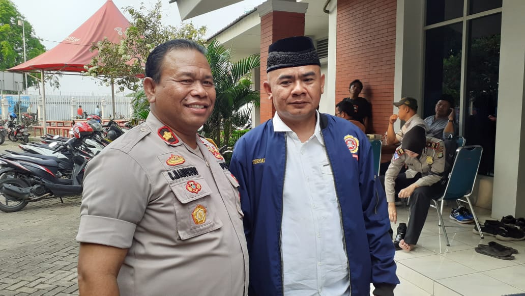 Temui Tokoh Masyarakat, Kapolsek Neglasari Bersama Jaga Kamtibmas Jelang Pelantikan Presiden