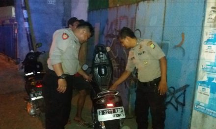 Sisir Tempat Rawan, Polsek Neglasari Amankan Sepeda Motor