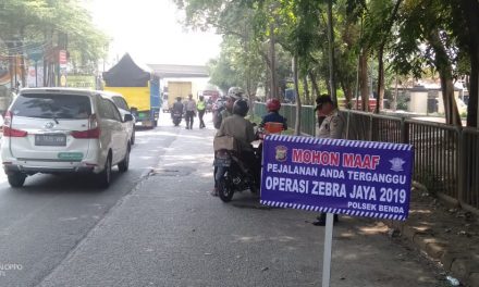 Hari Kedua Pelaksanaan Operasi Zebra,38 kendaraan Di Wilayah Hukum Polsek Benda Ditilang