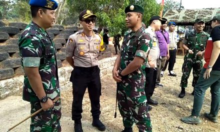 Kabag Ops Polrestro Tangerang Kota Hadiri HUT TNI Ke 74 dan HUT KOMBATA Ke 3 di Yonif 203/AK