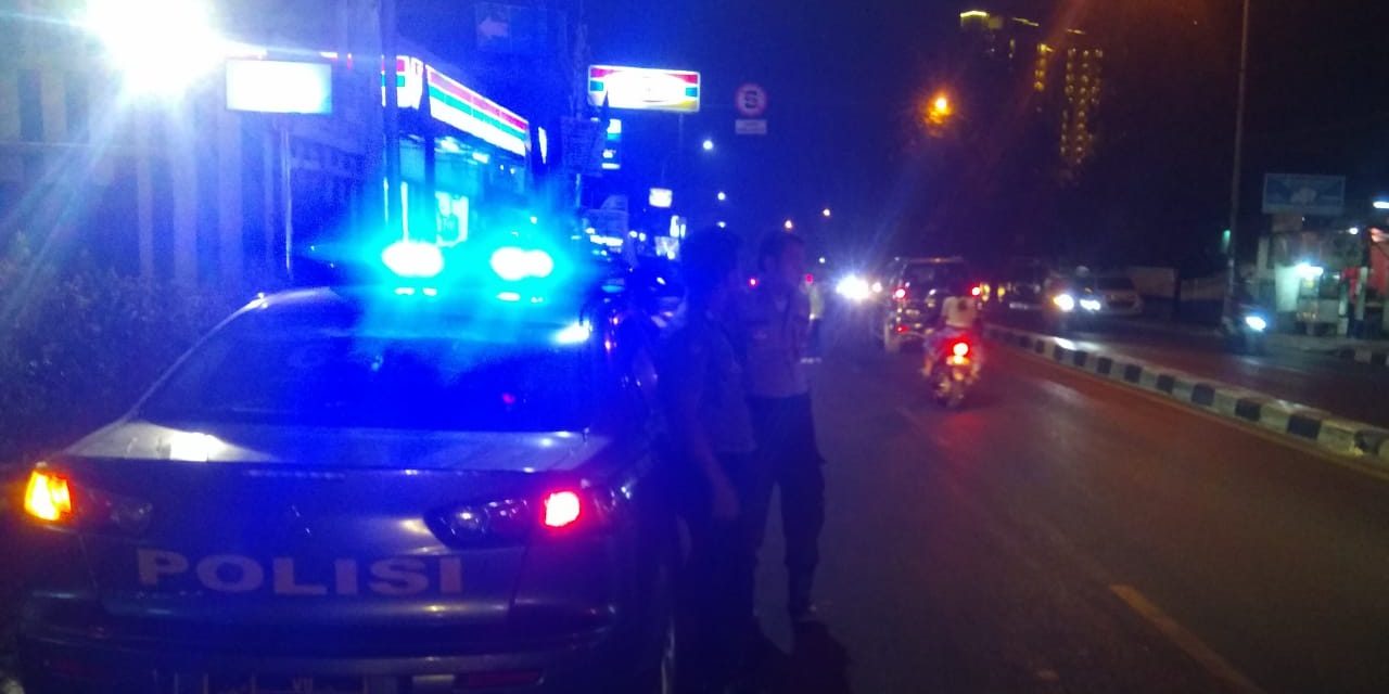 Antisipasi Guantibmas Pada Malam Hari, Polsek Jatiuwung Rutin Lakukan Patroli Biru