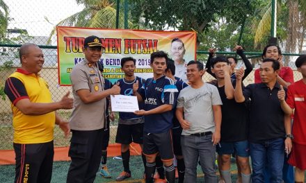 Jalin Keakraban Dengan Serikat Buruh,Kapolsek Benda Gelar Turnamen Futsal