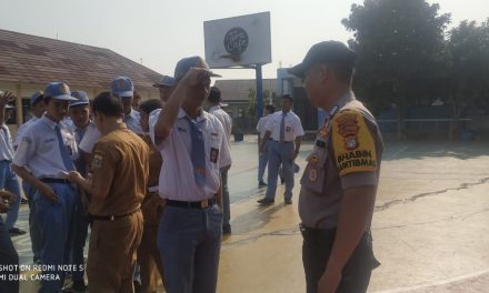 Kunjungi SMAN 15 Tangerang, Bhabinkamtibmas Polsek Jatiuwung Sampaikan Pesan Kamtibmas