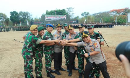 Sinergitas TNI – Polri Wujudkan Masyarakat Tangerang Aman Pasca Pemilu dan Pelantikan Presiden 2019