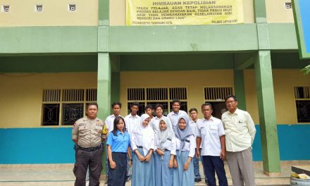 Bripka Agus Mustar Sambang Kamtibmas Ke SMK Darma Bakti