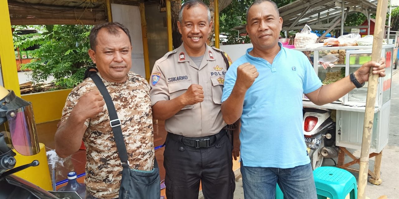 Bhabinkamtibmas Polsek Cipondoh Bersama Tokoh Pemuda Bersinergi Untuk Jaga Keamanan