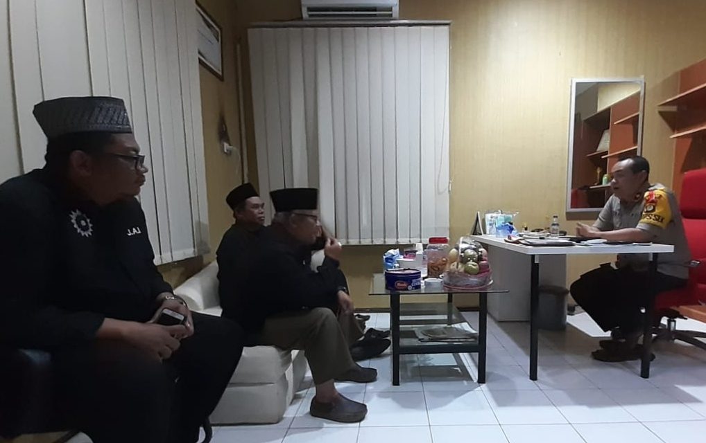 Kapolsek Cipondoh Sambut Kunjungan Pimpinan Para Tokoh Agama di Makopolsek Cipondoh Kota Tangerang