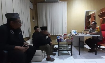 Kapolsek Cipondoh Sambut Kunjungan Pimpinan Para Tokoh Agama di Makopolsek Cipondoh Kota Tangerang