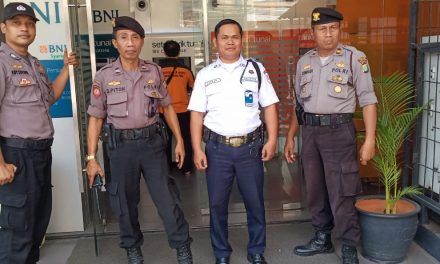 Senantiasa Melindungi Masyarakat Unit Patroli 6803 Polsek Karawaci Sambang ATM Perbankan BNI