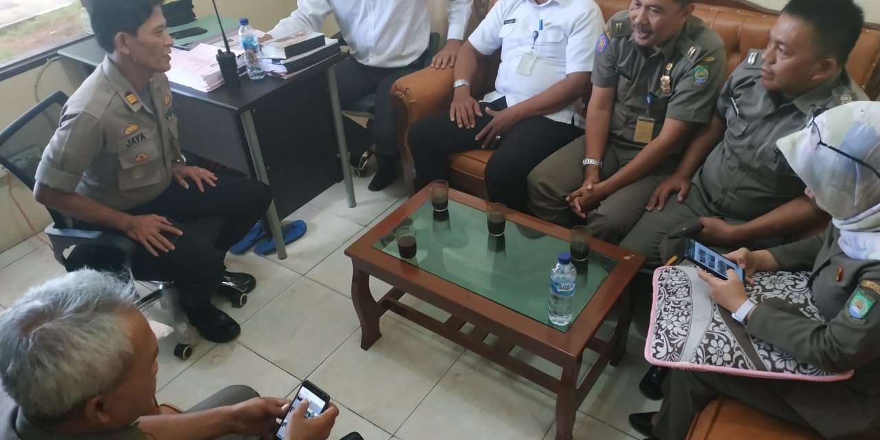 JALIN SINERGITAS POLSEK KARAWACI SAMBUT KUNJUNGAN POL PP KOTA TANGERANG