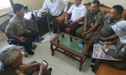 JALIN SINERGITAS POLSEK KARAWACI SAMBUT KUNJUNGAN POL PP KOTA TANGERANG