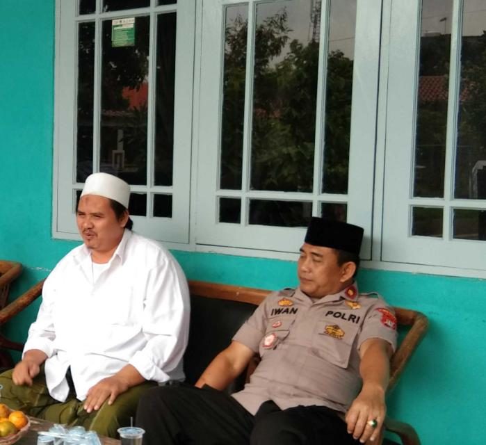 Kapolsek Batu Ceper Kunjungi Tokoh Agama KH YAMAN ASMARANI