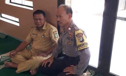 Aiptu Sucipto Sambang Guru Bhabinkamtibmas Kel. PORIS JAYA. melaksanakan  penggalangan 4 ( empat ) elemen