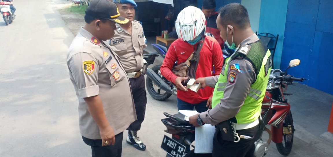 Melawan Arus, Sepeda Motor Terjaring Operasi Zebra 2019 di Neglasari