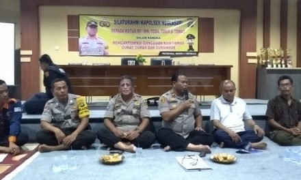 Antisipasi Guantibmas, Kapolsek Neglasari Gelar Pertemuan Bersama Para Tokoh