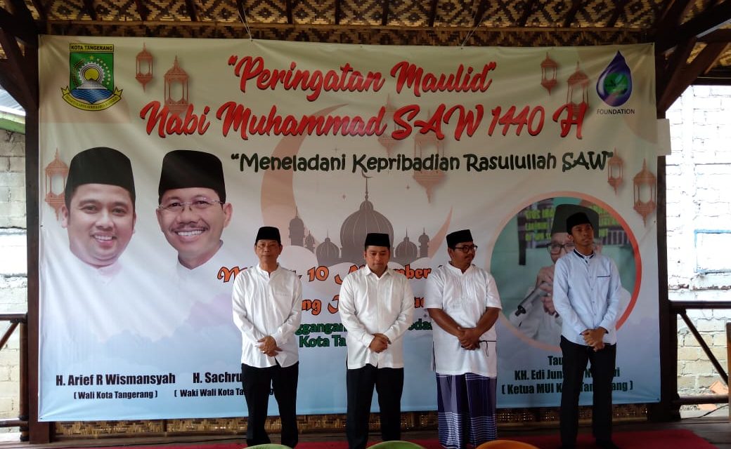 Walikota Tangerang Hadiri Peringatan Maulid Nabi Muhammad SAW di Saung Bangsasuci Cibodas