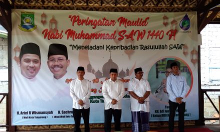 Walikota Tangerang Hadiri Peringatan Maulid Nabi Muhammad SAW di Saung Bangsasuci Cibodas