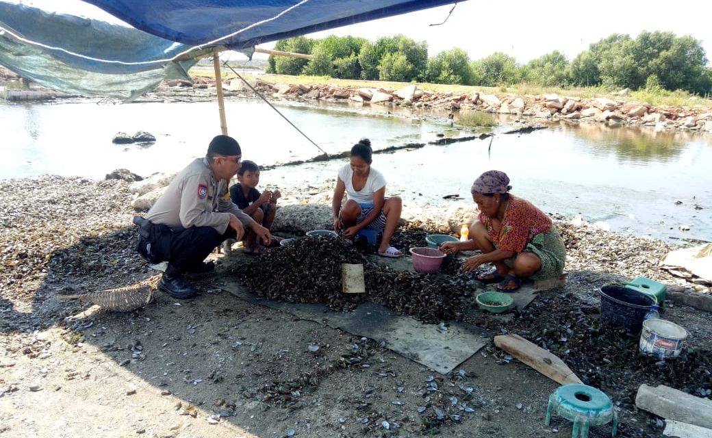 Berikan Motivasi Sambang Penjual Kerang Ijo Kel. Dadap kec. Kosambi