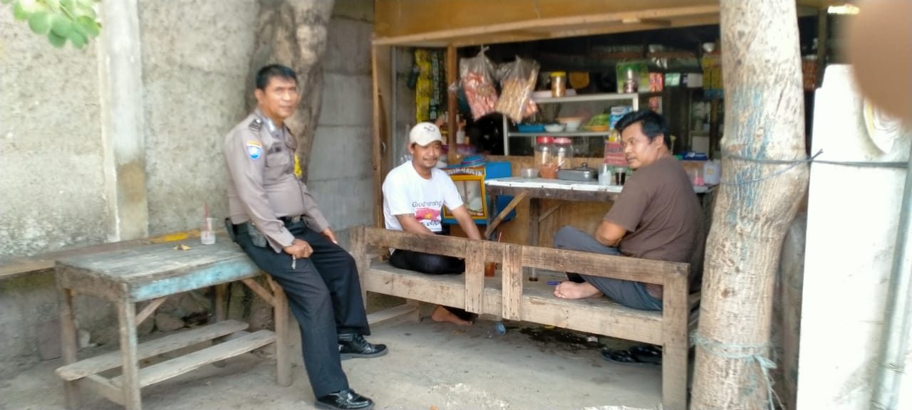 Polmas, Binmas Kedaung Baru Sampaikan Himbauan Kepada Masyarakat