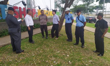 Sambang Kunjungan Silahturahmi Kapolsek Cipondoh Kepada Pengurus Mall Alam Sutera dalam Rangka Pembuatan Pos PAM Natal dan Tahun Baru