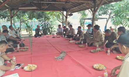 Jelang HUT Kodam Jaya, Polsek Jatiuwung dan Koramil 06/Jtu Adakan Rakor Acara Grebeg Cisadane