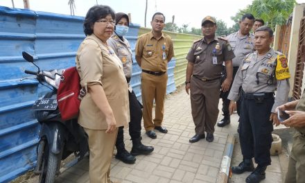 Kapolsek Karawaci Hadiri Kegiatan Pembuatan Saluran Air Kotor Di Jl. Ampera Rt. 02/01 Kelas. Koang Jaya Karawaci Tangerang