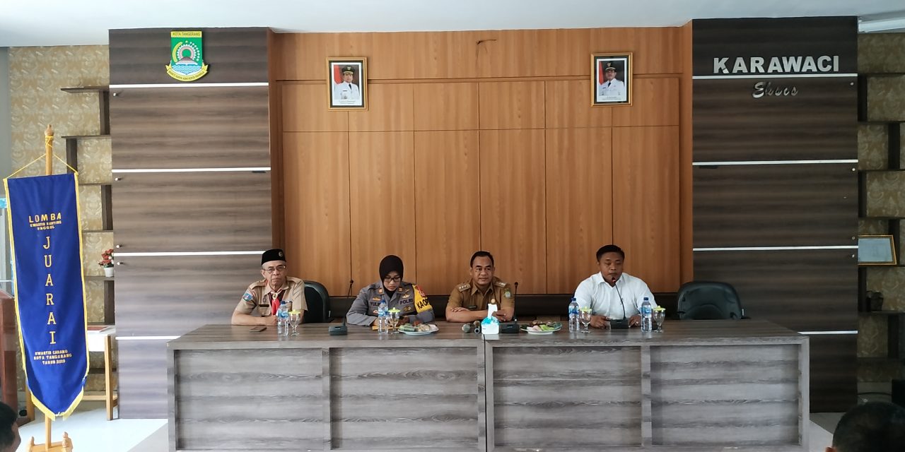 Kapolsek Karawaci AKP Yulies Andri Pratiwi S.IK Rapat Koordinasi Dengan Camat Dan Lurah Se Karawaci