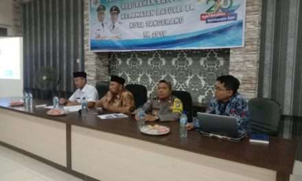 Kegiatan Sosialisasi peningkatan kapasitas RT dan RW Kel. Batuceper