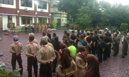 APEL GELAR PASUKAN BERSAMA UNSUR TERKAIT 3 PILAR DI KANTOR KECAMATAN DALAM RANGKA ANTISIPASI MALAM TAHUN BARU 2020