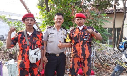 Menjaga Kondusifitas Bhabinkamtibmas Polsek Cipondoh  Kel. Kenanga Aiptu Suhandi Sambangi Sekertariat Pemuda Pancasila Ranting Kel. Kenanga Cipondoh