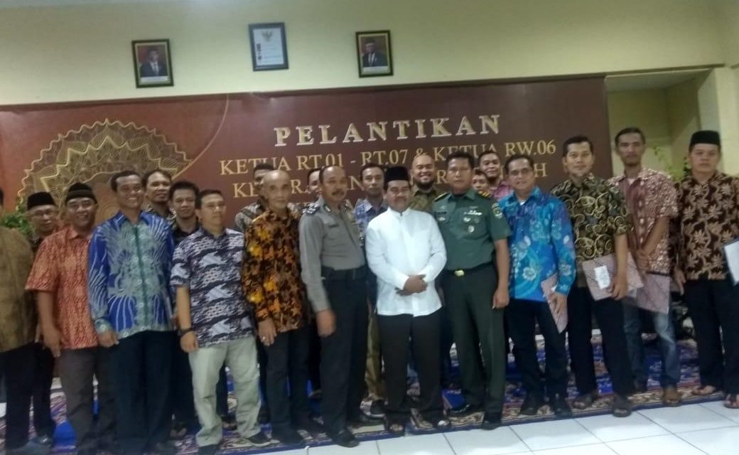 Binamas Kel. Kunciran Indah Hadir dalam Pelantikan Ketua RT dan Ketua RW Periode 2019 – 2022 di Lingkungan RW.06