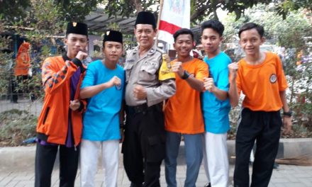 Penggalangan dan Sambang Polsantren Bhabinkamtibmas Polsek Cipondoh Kel. Kenanga Aiptu Suhandi  ke Ponpes IBADURRAHMAN Kenanga