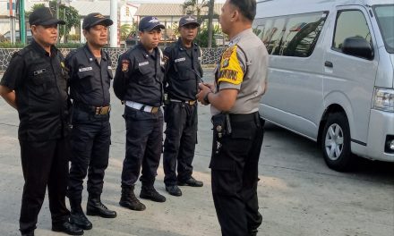 Aiptu Asmad Berikan Binkamsa Kepada Security Restarea