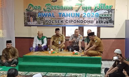 Jalin Silaturahmi dan Sinergitas, Kepolisian Polsek Cipondoh Gelar Kegiatan Doa Bersama Tiga Pilar Awal Tahun 2020