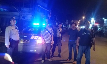 Samapta Bersama Tim Buser Polsek Neglasari Gelar Patroli Gabungan