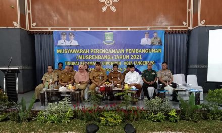 Kecamatan Cipondoh Gelar Musyawarah Rencana Pembangunan (Musrembang) Tingkat Kecamatan TA 2021