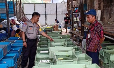 Antisipasi Pencurikan Bhabinkamtibmas Kel. Petir Sambangi dan Silaturahmi dengan Komunitas Ikan Cupang.