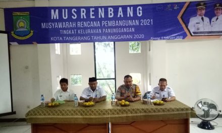 Bhabinkamtibmas Kel. Panunggangan, Aiptu Mulyadih Hadiri Musrembang TA 2020 dan Ajak Warga Jaga Kamtibmas