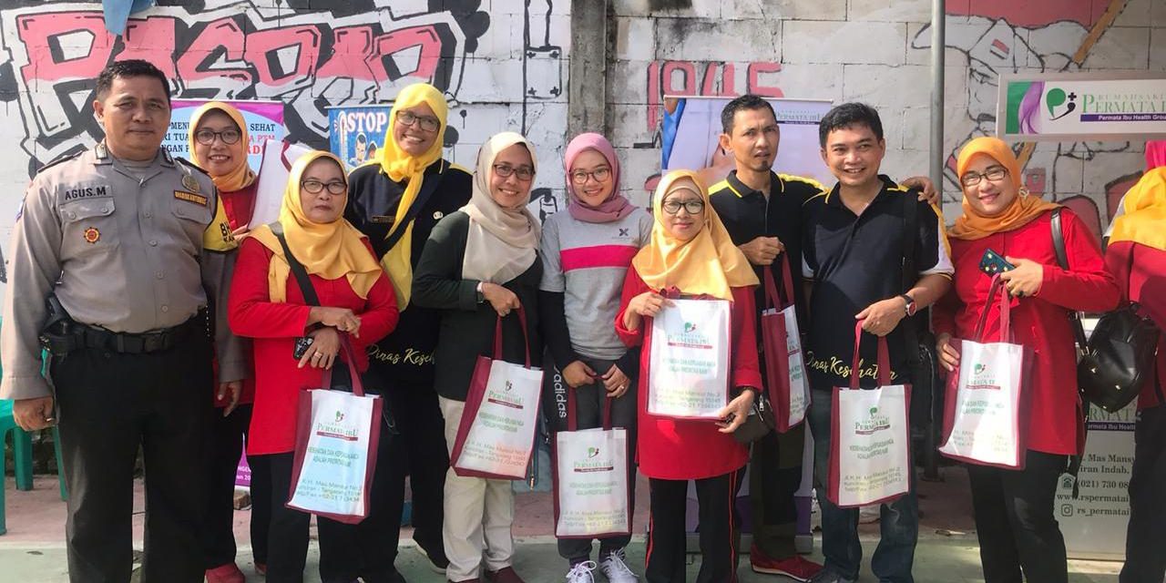 Bhabinkamtibmas Kel. Sudimara Pinang Bersama Unsur tiga Pilar Gelar Pengobatan Gratis Sambut Hut Kota Tangerang Yang ke 27