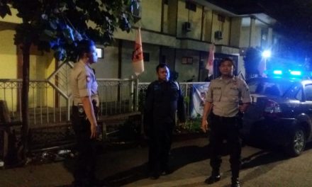 Patroli Dialogis, Unit Samapta Polsek Neglasari Kunjungi Satpam PT. Moya