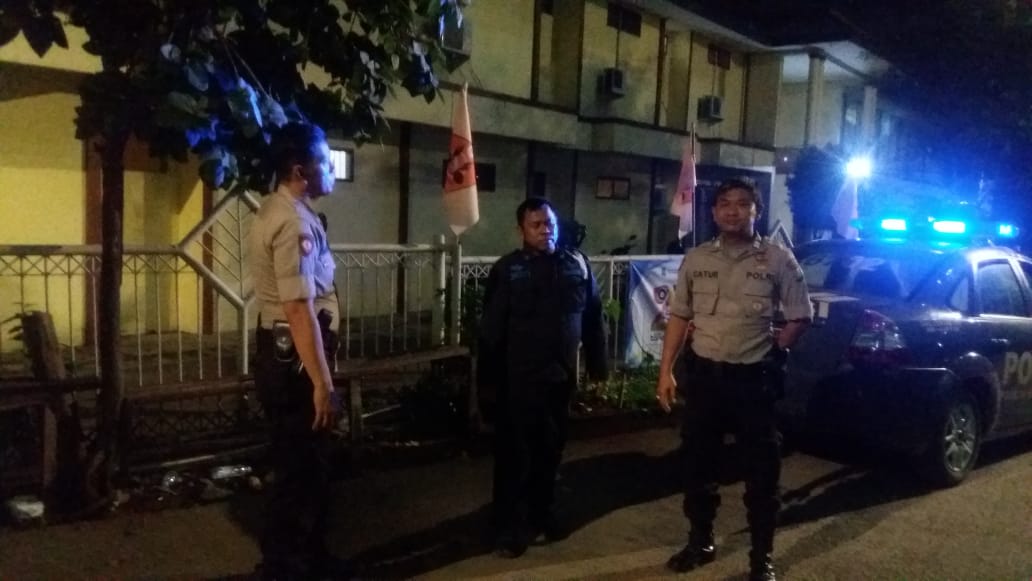 Patroli Dialogis, Unit Samapta Polsek Neglasari Kunjungi Satpam PT. Moya