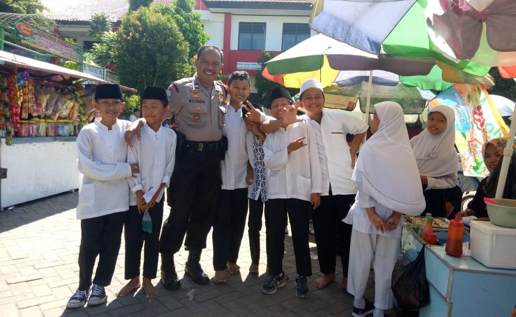 Aiptu Mulyadih Sambang Kamtibmas ke SDN Panunggangan 5