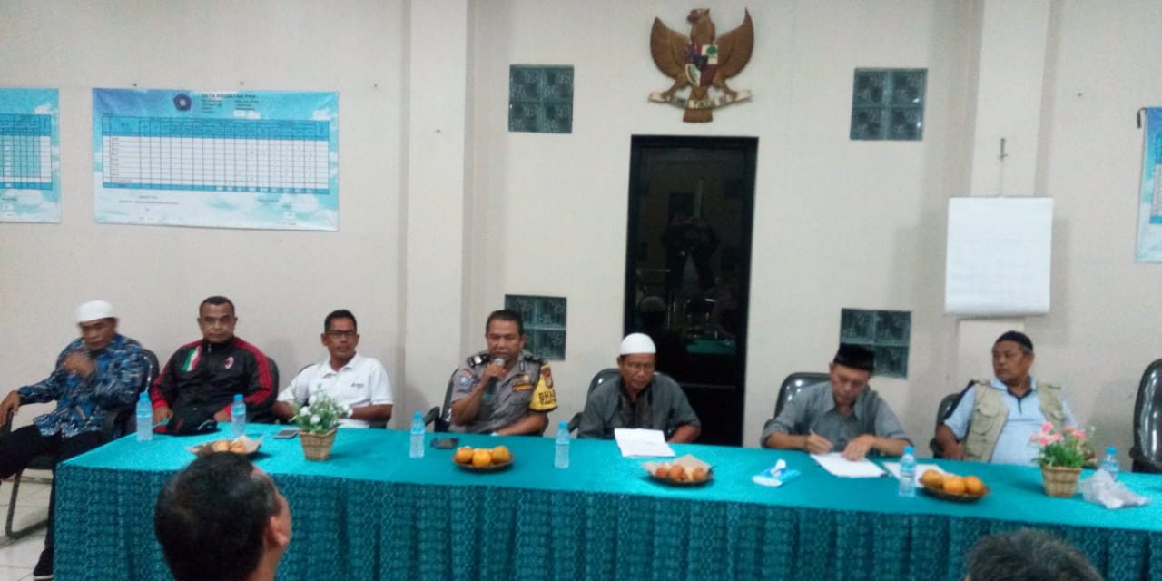 Bhabinkamtibmas Aiptu Edi Supriadi Set the Way “Cooling System” Dalam Pemilihan Ketua BKM di Kreo Selatan Larangan Kota Tangerang