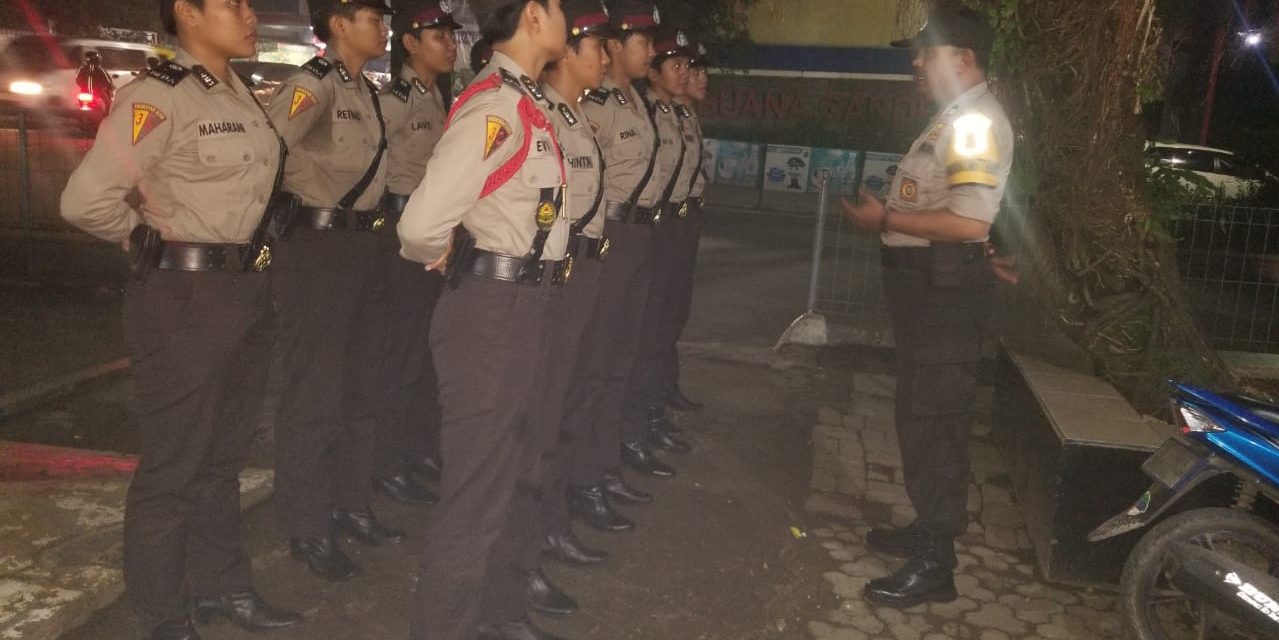 Apel Malam Terakhir Siswa Latja Sepolwan Angk. 48 di Polsek Cipondoh