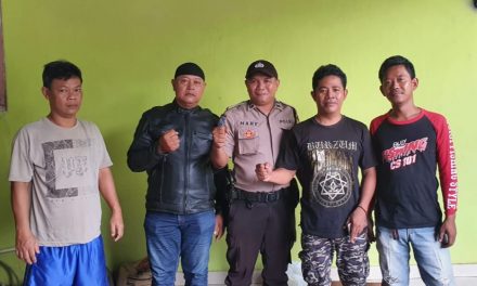 Antisipasi Paham Radikal, Aipda Hary Mur Yanto Sambangi Ketua PP Kel. Gondrong